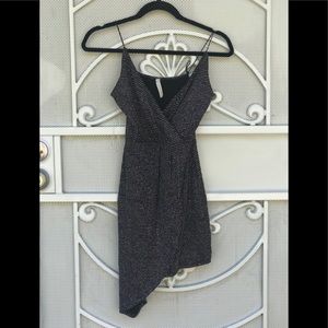 Glittery black dress